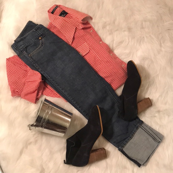 London Cropped Jeans Premium Collection Sz 0 - Picture 5 of 7